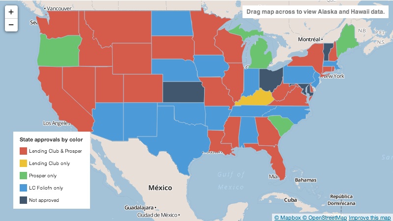 Peer-to-Peer map